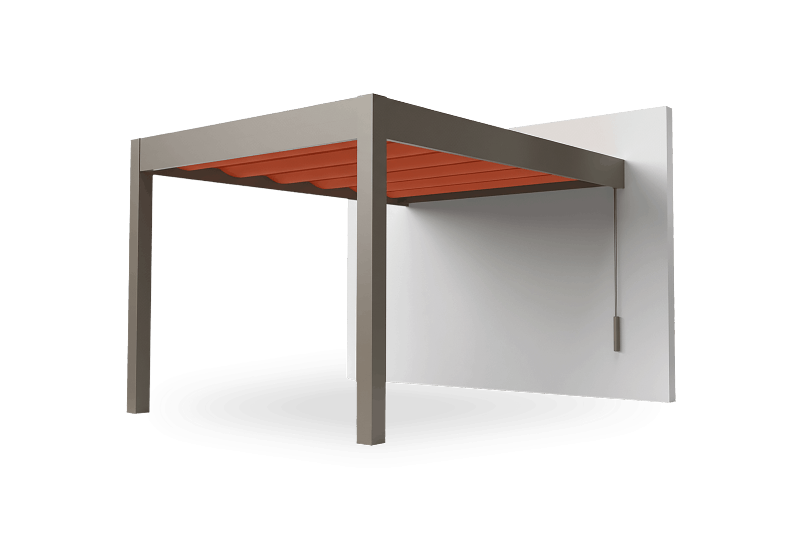 Alutoile, LI-SU DES TEMPS, configuration tonnelle, toile dépliée